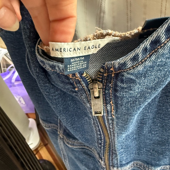 American Eagle Denim Zip-Up Dress - Picture 2 of 3